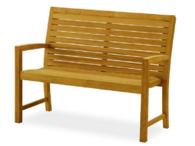 Modern clearance teak bench