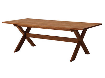 Old teak shop dining table